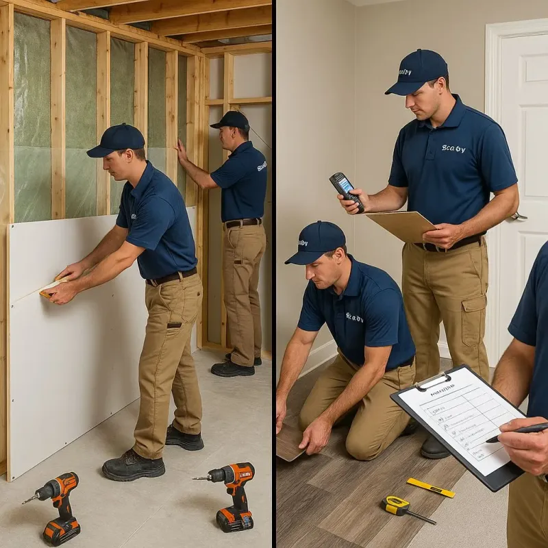 Repairs and Reconstruction process in Alden, NY